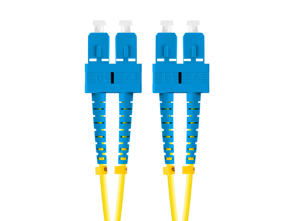 EAN 5901969430981 - Lanberg FO-SUSU-SD11-0050-YE Cable de fibra óptica e InfiniBand 5 m SC imagen 1