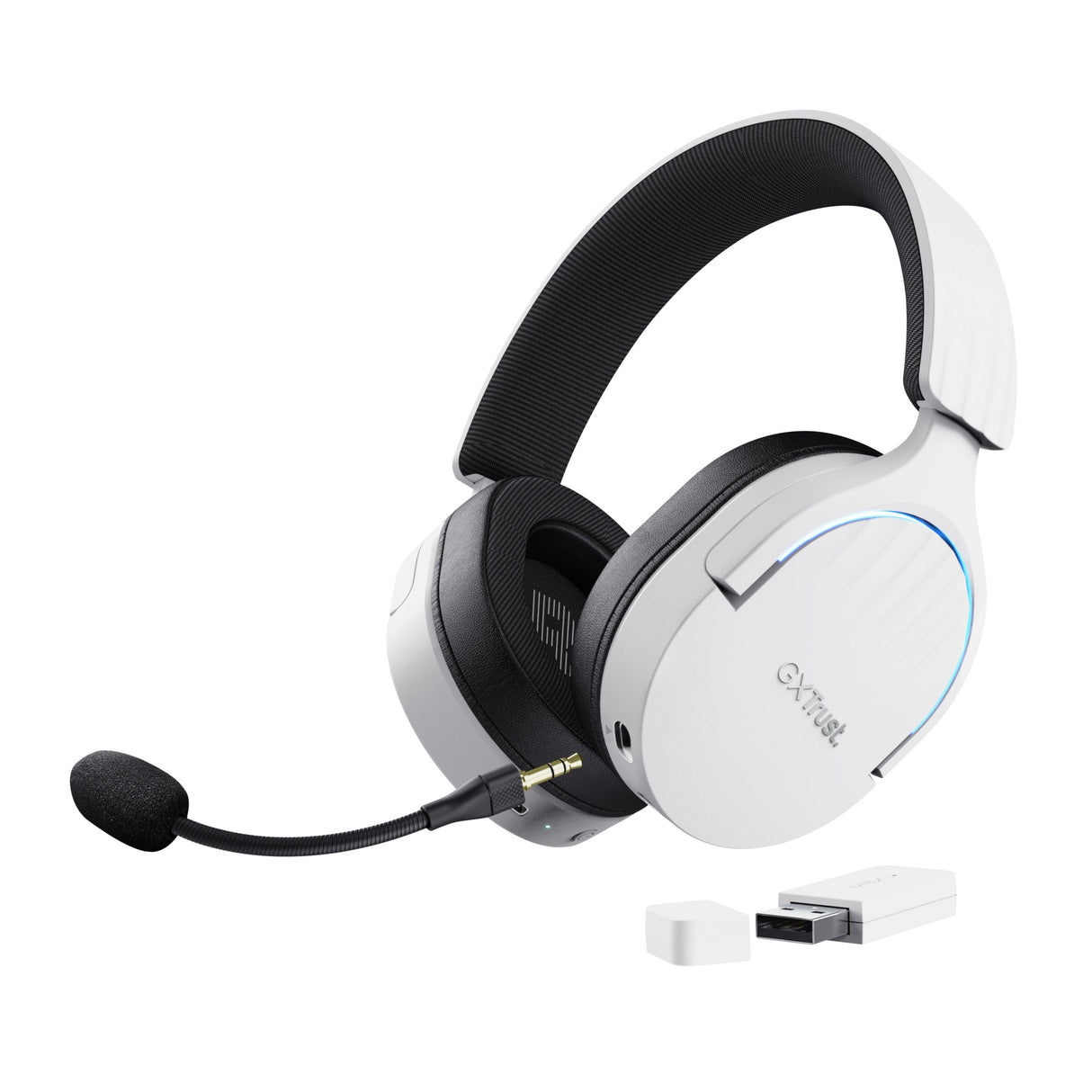 EAN 8713439253047 - Trust GXT 491W FAYZO Auriculares Inalámbrico y alámbrico Diadema Juego USB Tipo C Bluetooth Negro, Blanco imagen 1