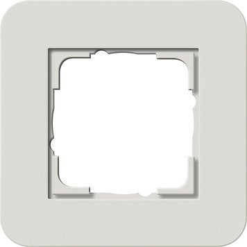 Gira 0211411 Marco Embellecedor 1f E3 Gris Claro Blanco Puro