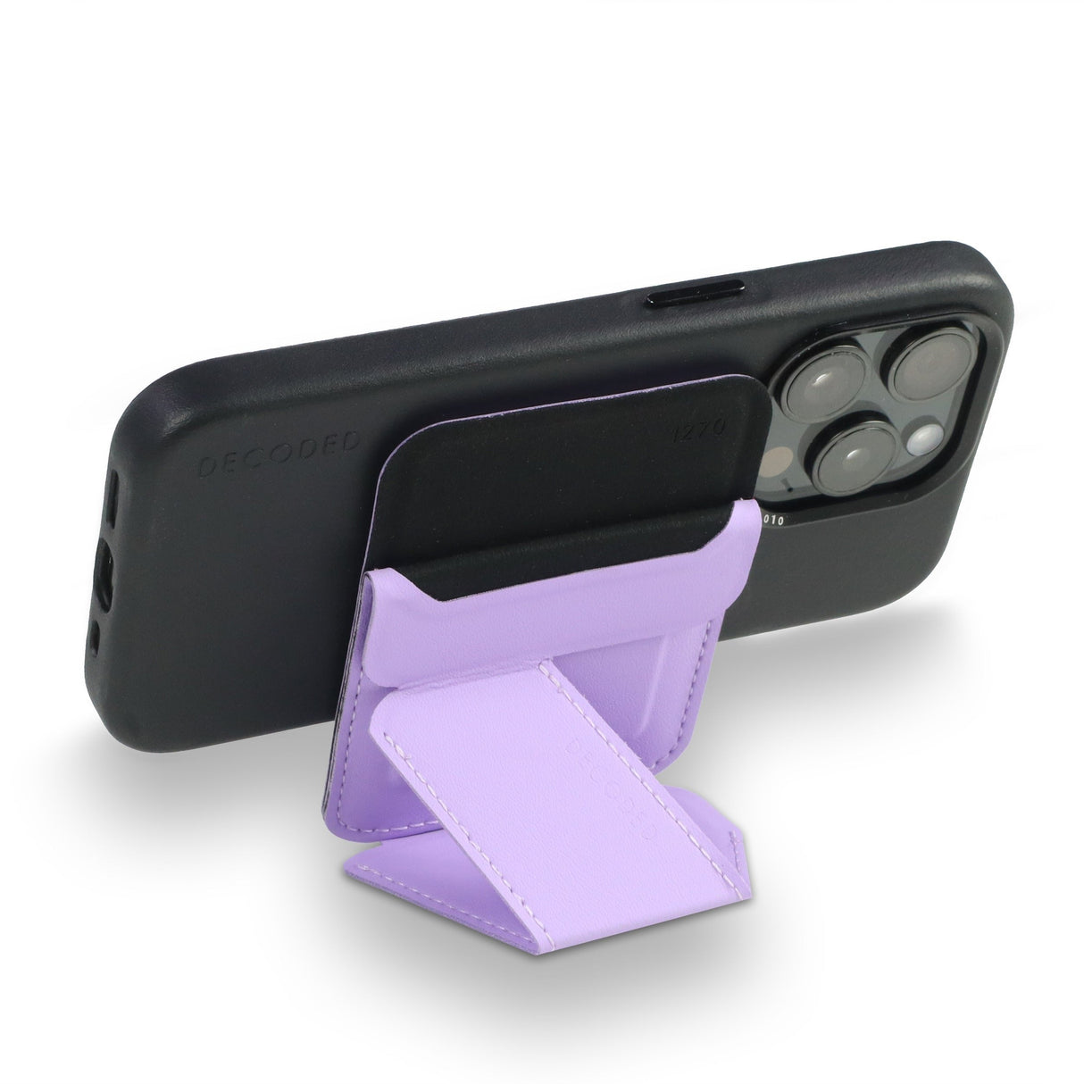 Decoded Silicone Magsafe Card Stand Sleeve Dig. Lavender