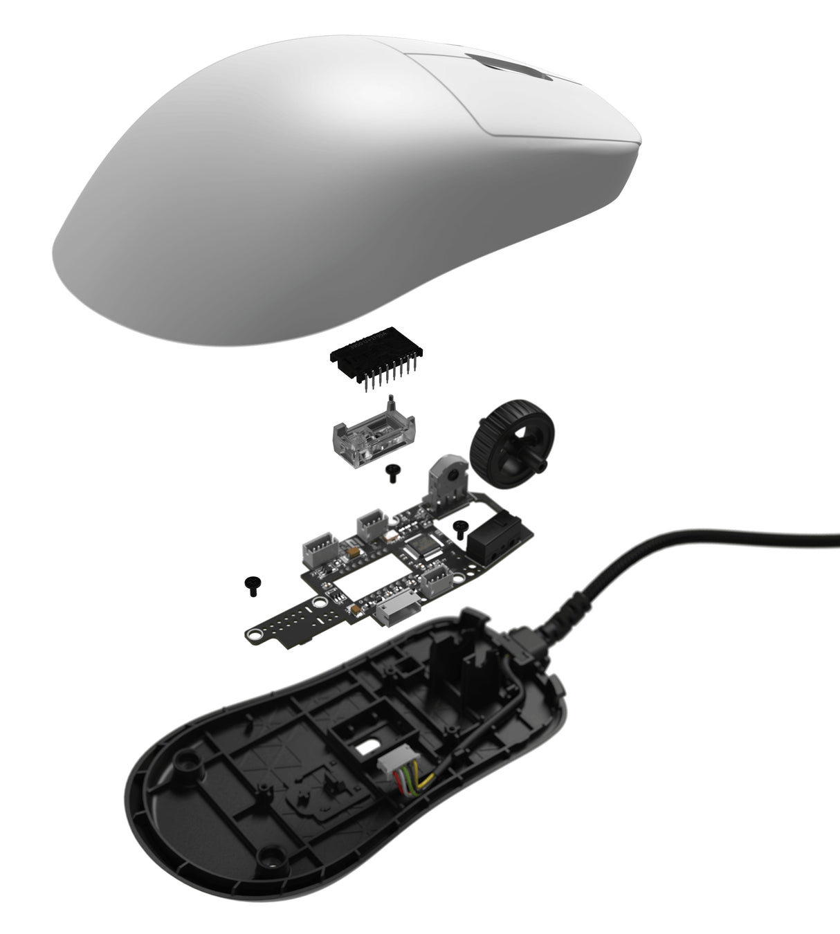 Endgame Gear Op1 8k V2 Gaming-Ratón, 8.000hz - Blanco