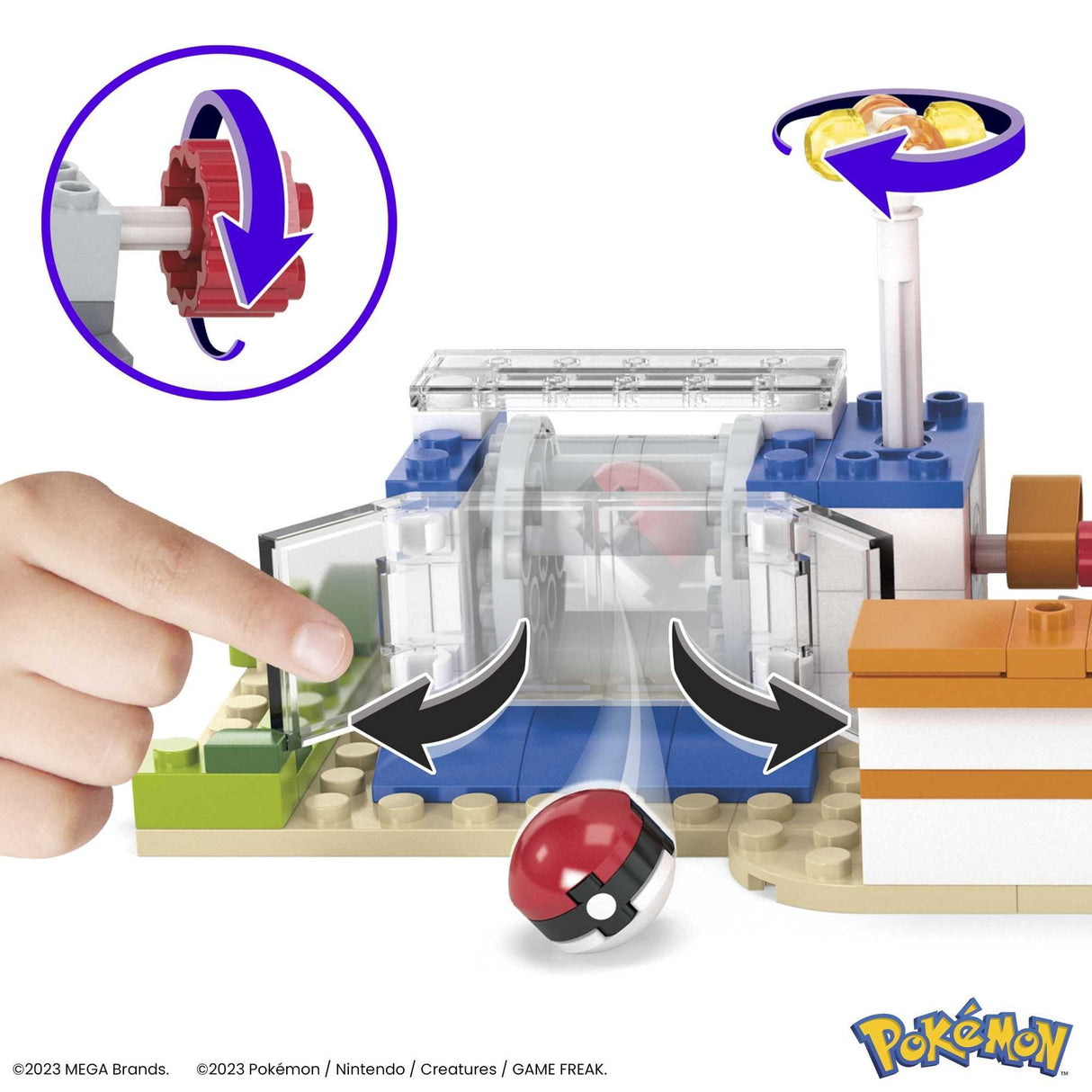 Juguete De Construcción Mattel Mega Pokémon Forest Fun Poké Center