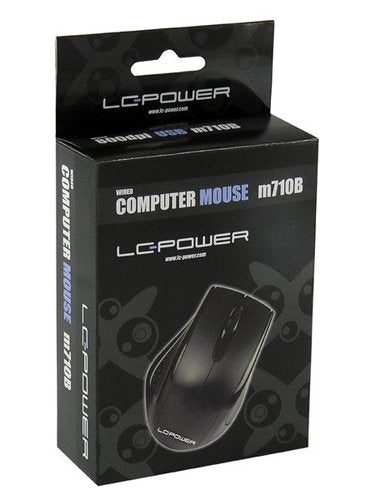 Lc-Power M710b Optical Ratón Usb Tipo A Óptico Mano Derecha