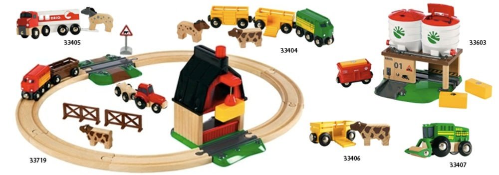 Brio World World Bahn Bauernhof Set 33719