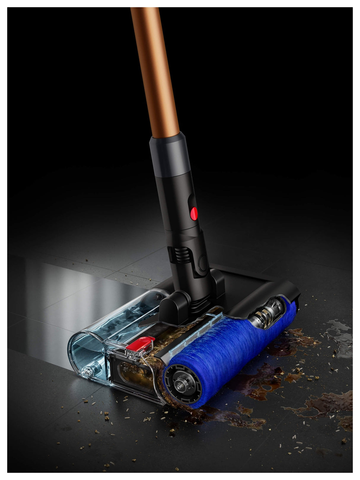 Dyson Pencilwash Wr04 Cordless Wet Floor Cleaner Copper/ Black Eu 637239-01