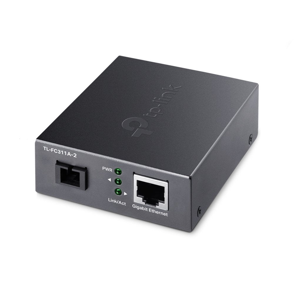 EAN 6935364010560 - TP-Link TL-FC311A-2 convertidor de medio 1000 Mbit/s Monomodo Negro imagen 1