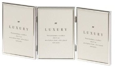 Walther Chloe Plateado 3x10x15 Retrato Triple Marco Wd315s