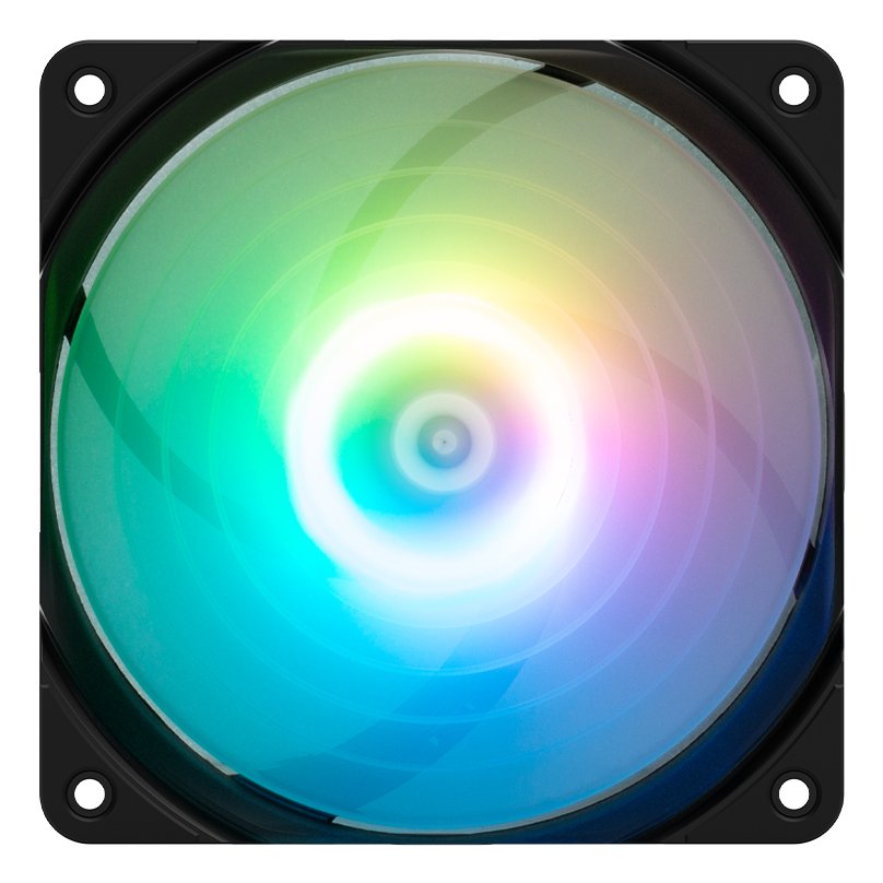 Ventilador Pc Negro Zm-Af 120r Argb