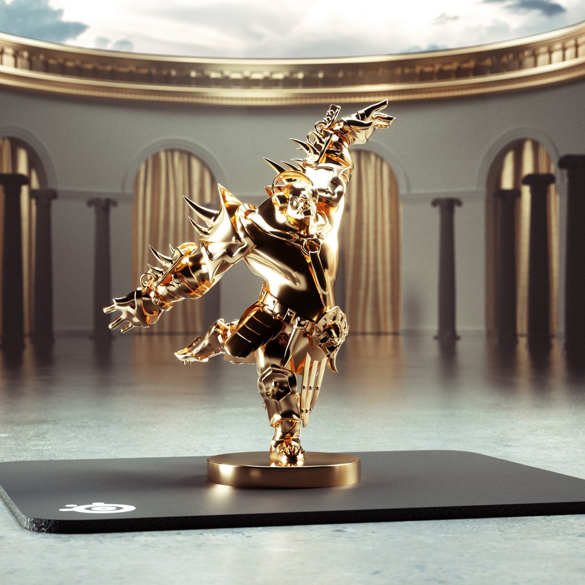 Alfombrilla Steelseries Qck Heavy Tela Steelseries Qck Heavy, Negro