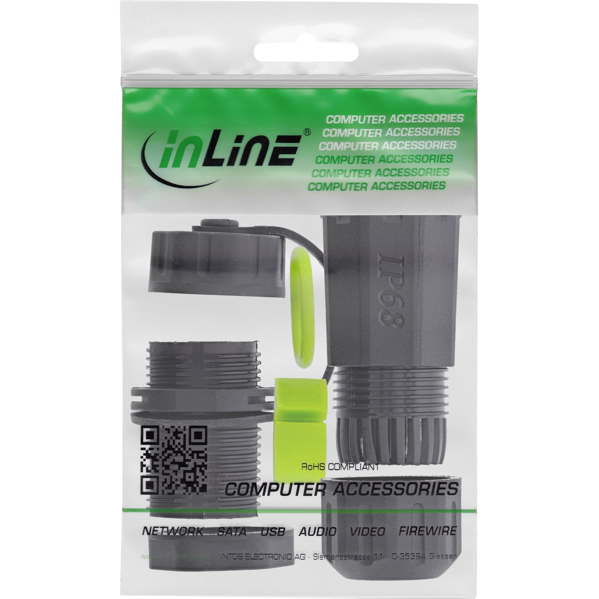 Adaptador Usb-C Inline®, Mini, Ip68, Blindado, 2 Tomas Usb-C