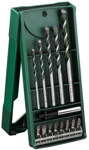 Bosch Juego De Brocas Multiusos Mini X-Line, 14 Piezas, Juego De Brocas Y Brocas 2607017161