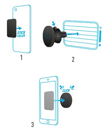 Mobilis U.Fix Soporte De Coche Universal Para Smartphones