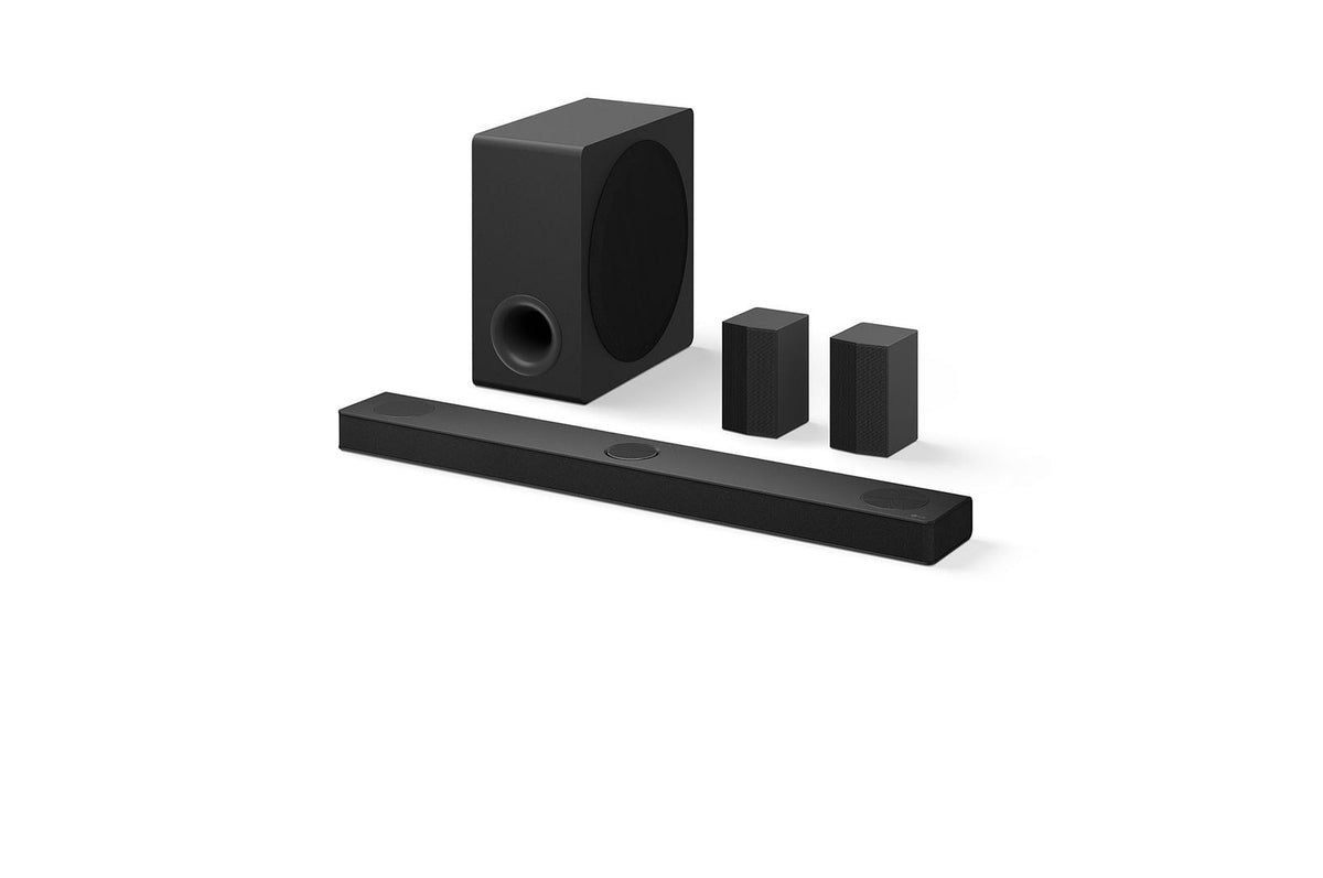 Barra De Sonido Lg Ds80tr Negra, Dolby Atmos, Bluetooth, Wifi, Altavoces Traseros Ds80tr.Ddeullk