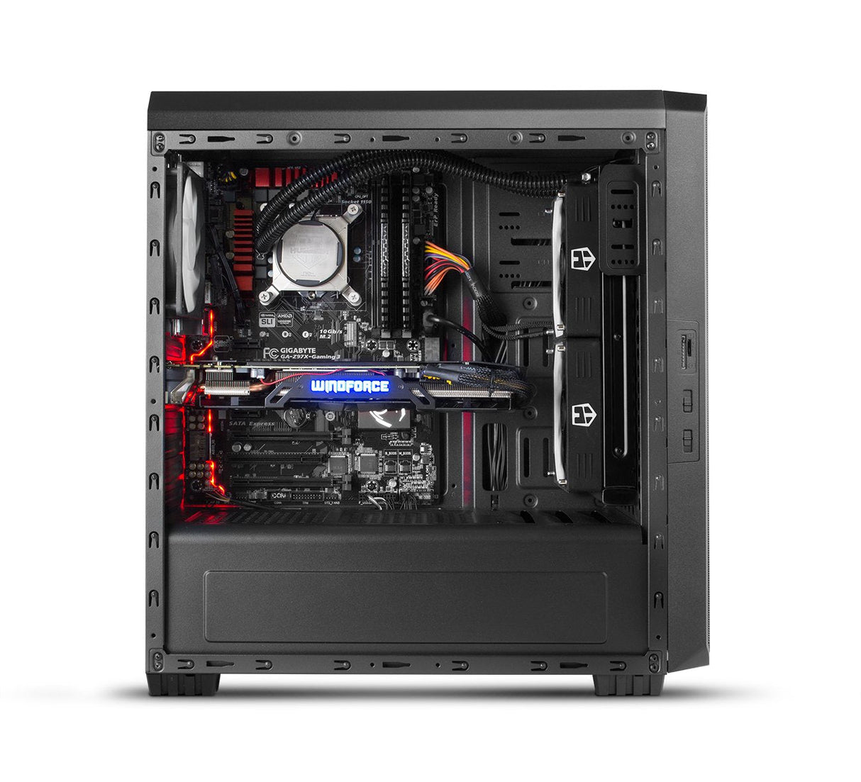 Caja Pc Nox Atx Hummer Zs Negra
