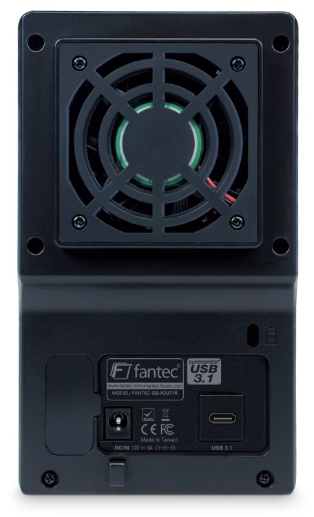 Fantec Qb-X2u31r Black 2 X 3,5 Sata Raid Hdd Usb 3.1