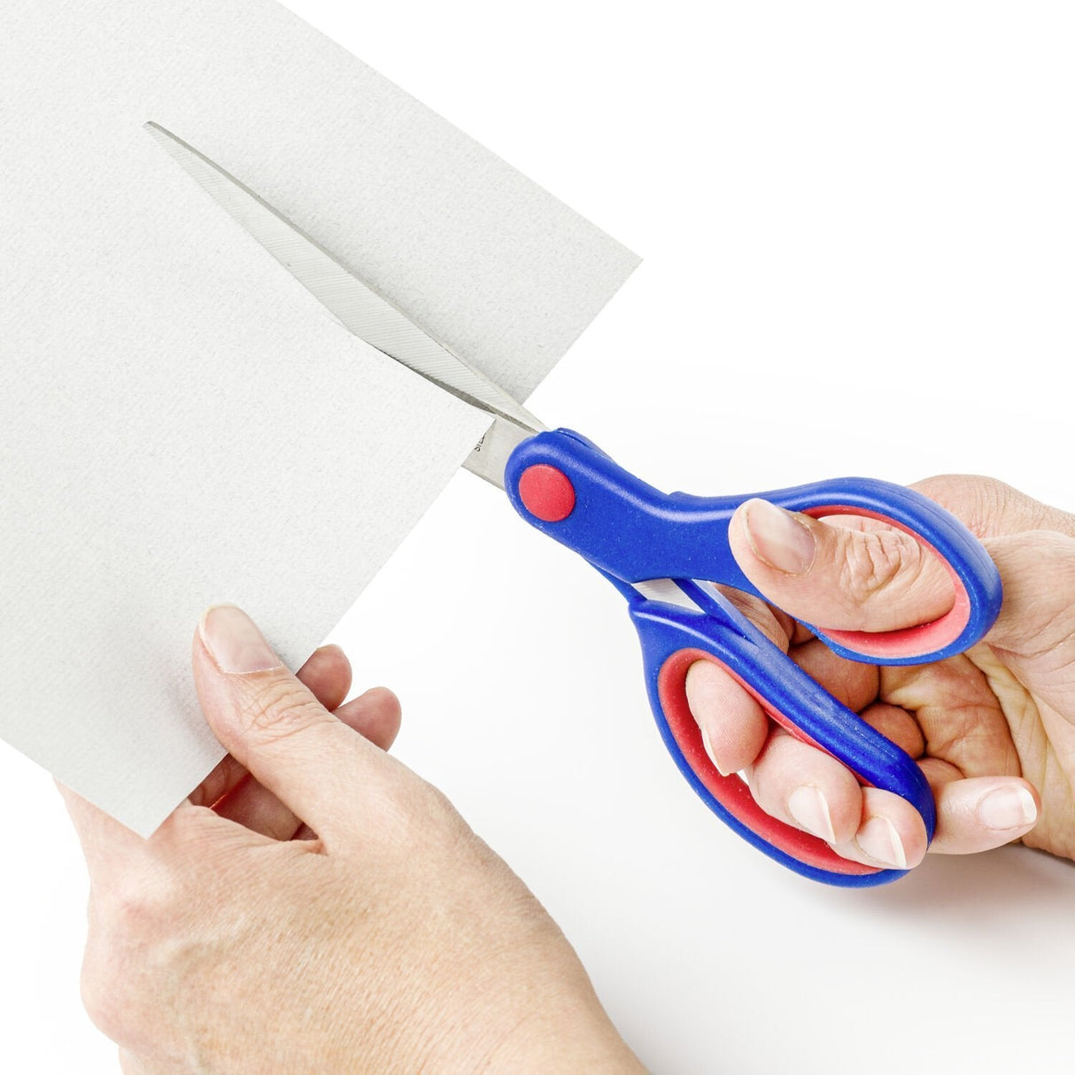 Staedtler Noris 965 Tijera Escolar Para Niños - Acero Inoxidable - Suave Y Ergonomica - Corte De Calidad - Longitud 21cm