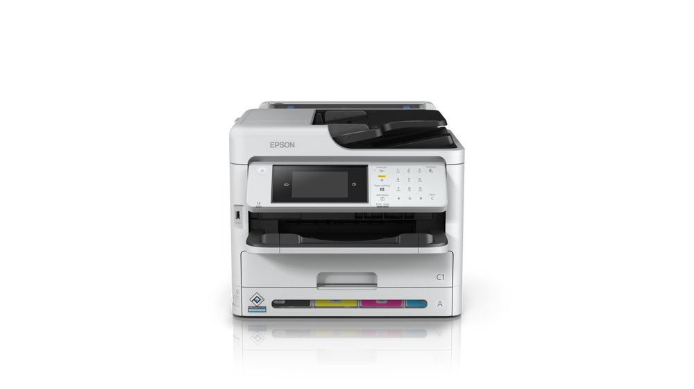 Impresora Epson Multifuncion Workforce Wf-C5890dwf 25ppm Adf Duplex Lan Wifi Fax White