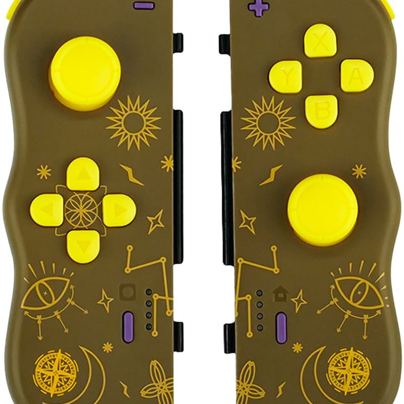 EAN 3760352735384 - Lexip JVASWI00102 mando y volante Marrón, Amarillo Bluetooth Gamepad Analógico/Digital Nintendo Switch, N imagen 2