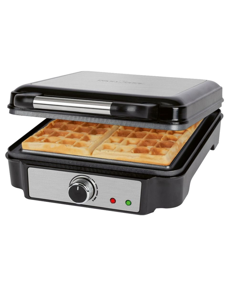EAN 4006160124101 - ProfiCook PC-WA 1241 4 barquillo(s) 1200 W Negro, Acero inoxidable imagen 3