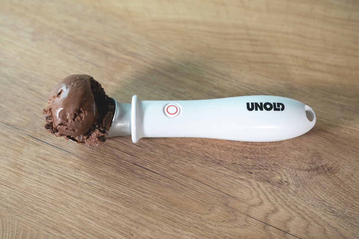 Porcionador De Hielo Calentado Desollosado Carlo, Cuchara De Blanco, Batería Integrada De Iones De Litio 488990