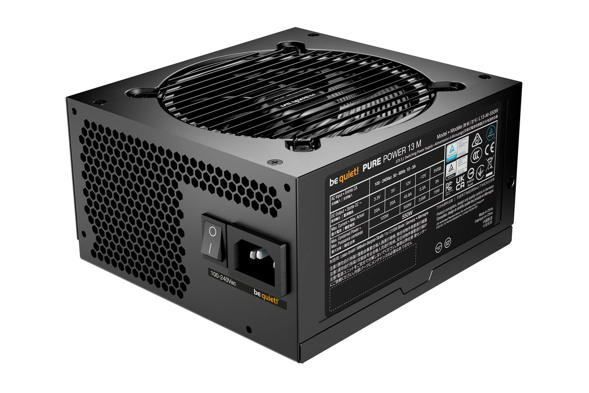 EAN 4260052192160 - be quiet! Pure Power 13 M | 550W unidad de fuente de alimentación 20+4 pin ATX ATX Negro imagen 3