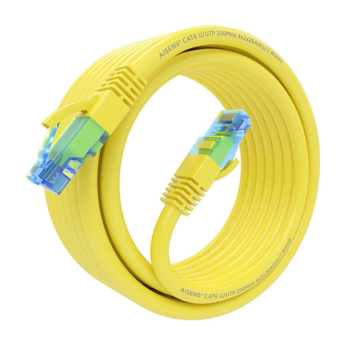Aisens Cable De Red Rj45 Cat.6 Utp Awg26 Cca - 4m - Amarillo