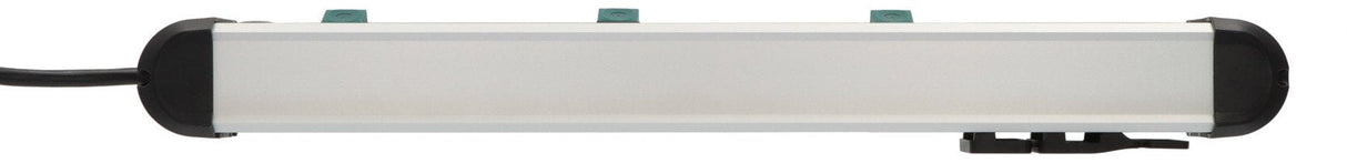 Regleta Brennenstuhl 1391030601 Base Múltiple 3 M 6 Salidas Ac Interior Negro, Plata