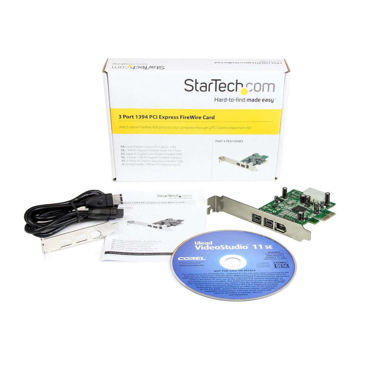 EAN 0065030825139 - StarTech.com PEX1394B3 tarjeta y adaptador de interfaz Interno Firewire 800 / 400 imagen 4