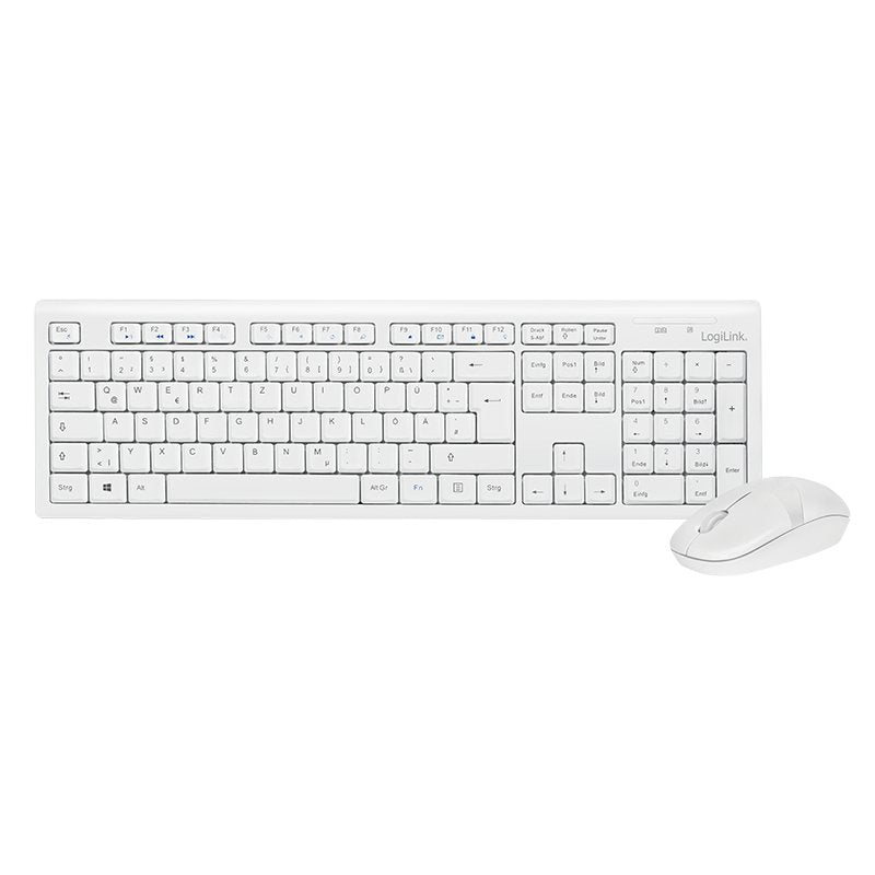 Logilink Id0104w Teclado Ratón Incluido Usb Alemán Blanco