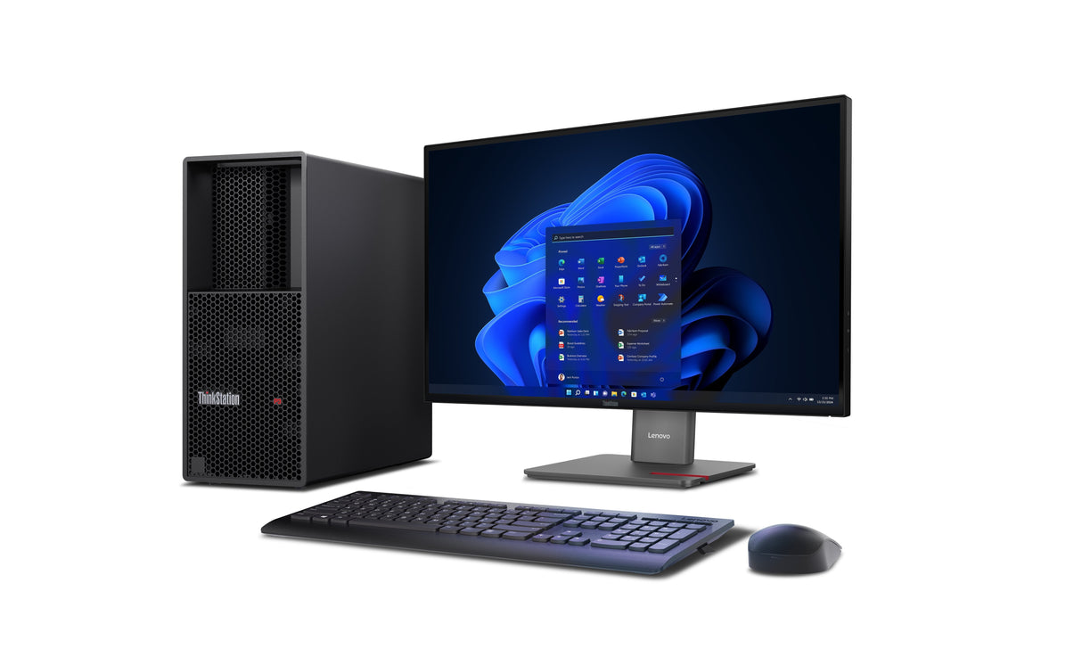 Lenovo Thinkstation P3 Tower Gen 2 Intel Core Ultra 7 265k 32go 1to Ssd M.2 2280 Pcie Rtx 2000 Ada 16go W11p 3 Year Onsite