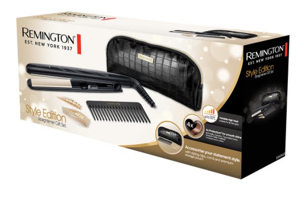 Plancha De Pelo Remington De Cerámica, Incluye Bolsa Y Peine S3500gp