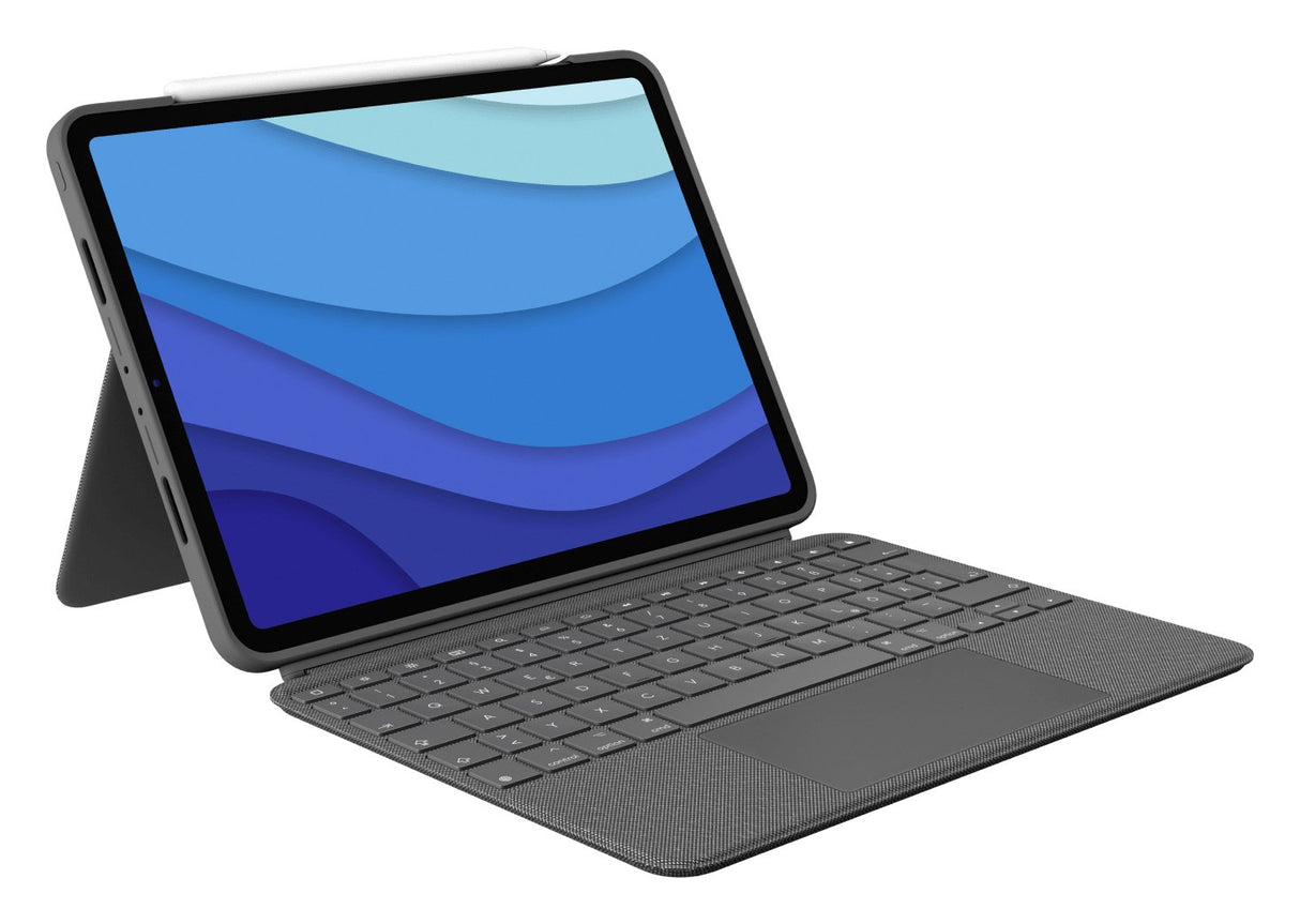 EAN 5099206095229 - Logitech 920-010142 teclado para móvil QWERTZ Alemán Smart Connector Gris imagen 1