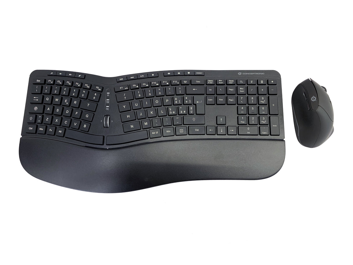 EAN 4015867227015 - Conceptronic ORAZIO02IT teclado Ratón incluido Oficina RF inalámbrico QWERTY Italiano Negro imagen 1