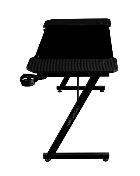 Mesa Gaming Mgd-X120 Negro Mars Gaming 120x60/ Alfombrilla Xxl/ Soportes Externos Para Bebidas Y Auriculares/ Gestión De Cables