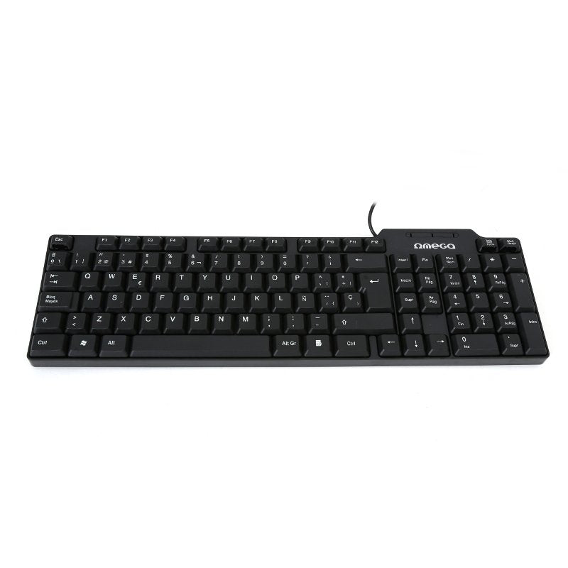 Teclado Español Omega Ok05tes Usb Qwerty Negro