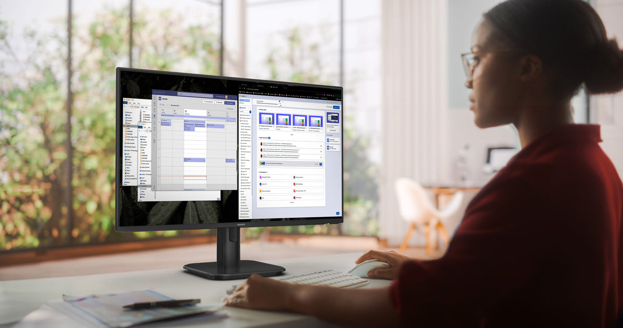 Monitor Philips 23.8 24e1n1100a Mm /1920x1080/Vga, Hdmi/4ms Gtg/100hz/ Inclinable/ Vesa 100x100mm/ Altavoces