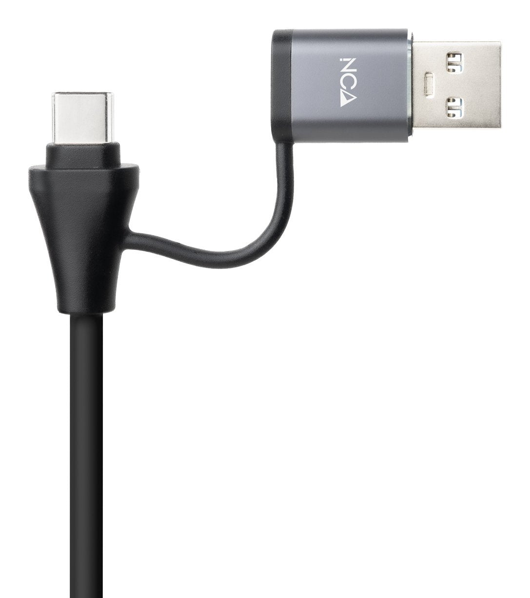 Hub Usb + Usb Tipo-C 3.0 Nanocable 10.03.0412 3xusb 1xrj45 Gris
