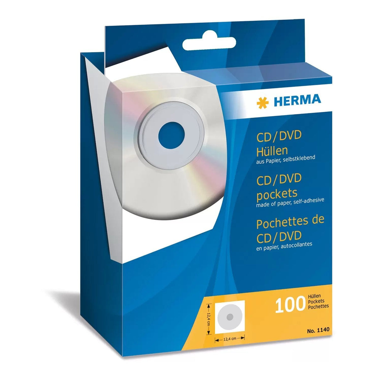 Herma 1140 Funda Para Discos Ópticos 1 Discos