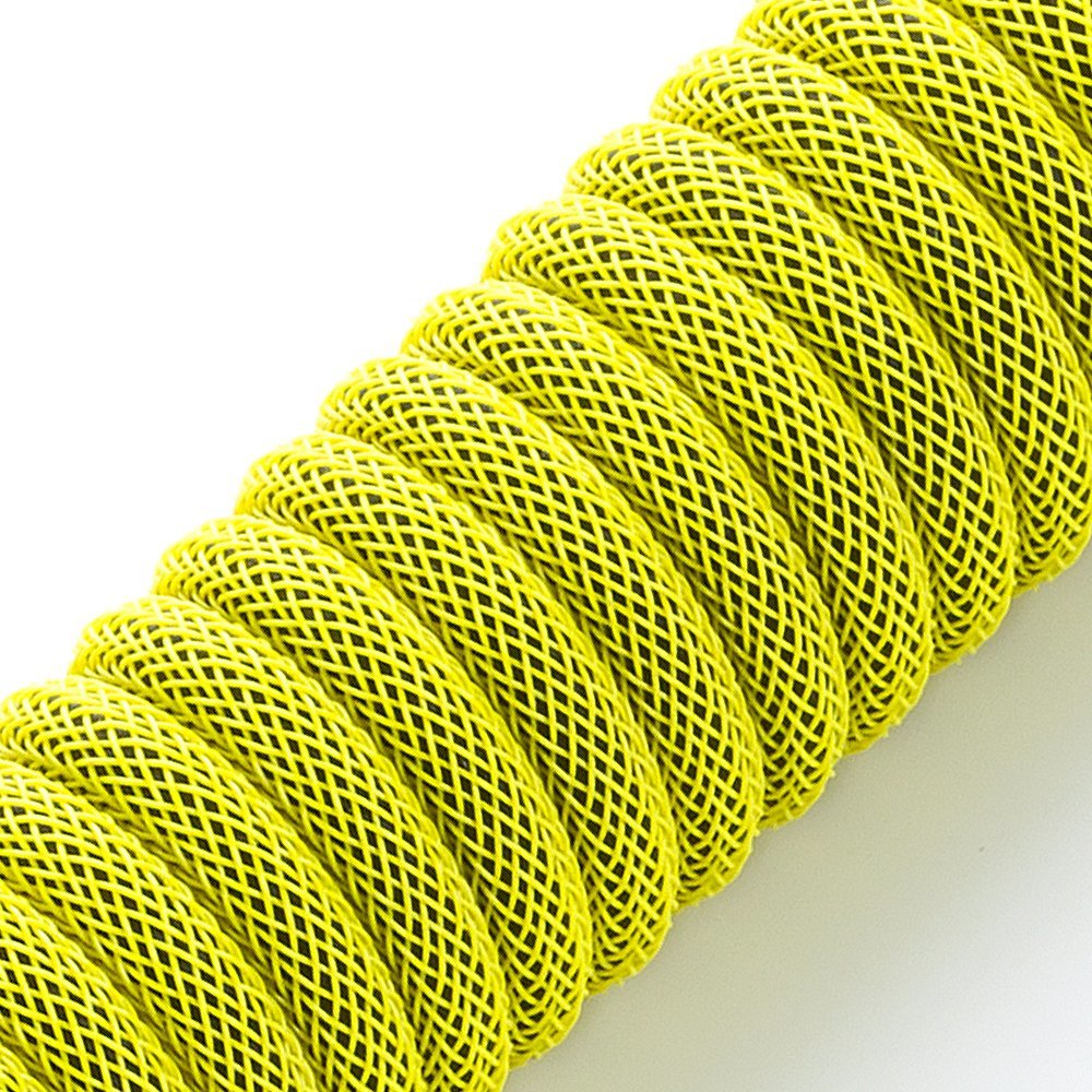 Cablemod Pro Coiled Keyboard Cable Usb-C A Usb Tipo A, Dominator Amarillo - 150cm
