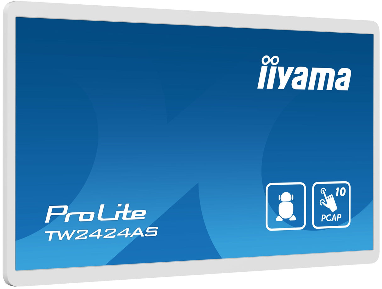 Iiyama Tw2424as 60.5cm Ips Touch 24'' 1920x1080 Micro-Sd 2xusb Blanco