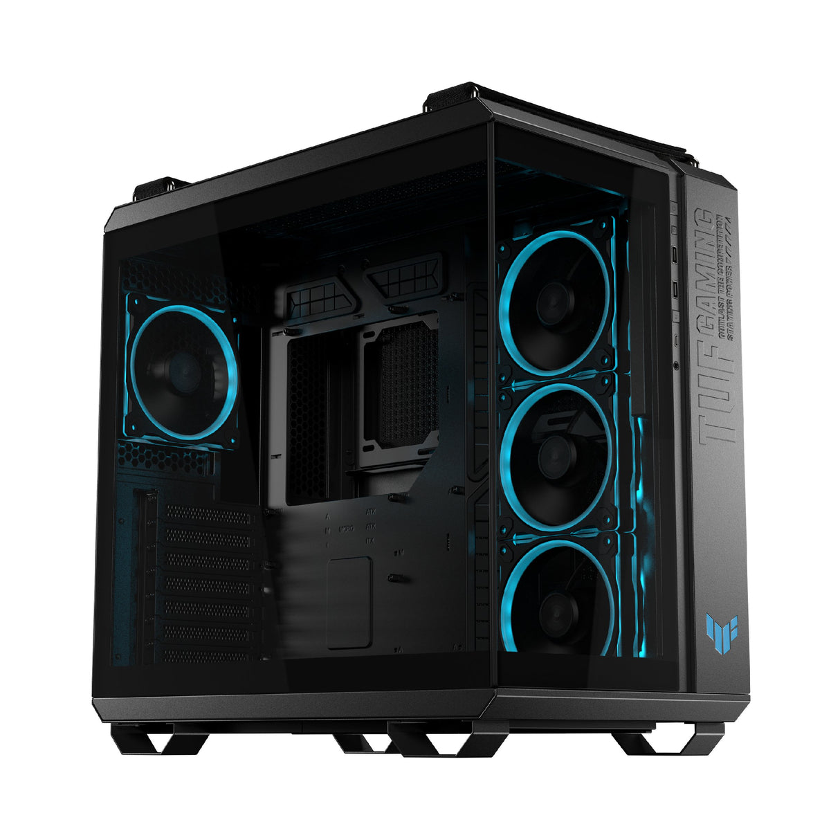 EAN 4711387696613 - ASUS TUF GAMING GT502 Horizon TG ARGB Black Midi Tower Negro imagen 4