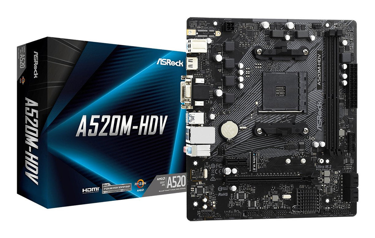 EAN 4710483932267 - Asrock A520M-HDV Zócalo AM4 micro ATX imagen 1