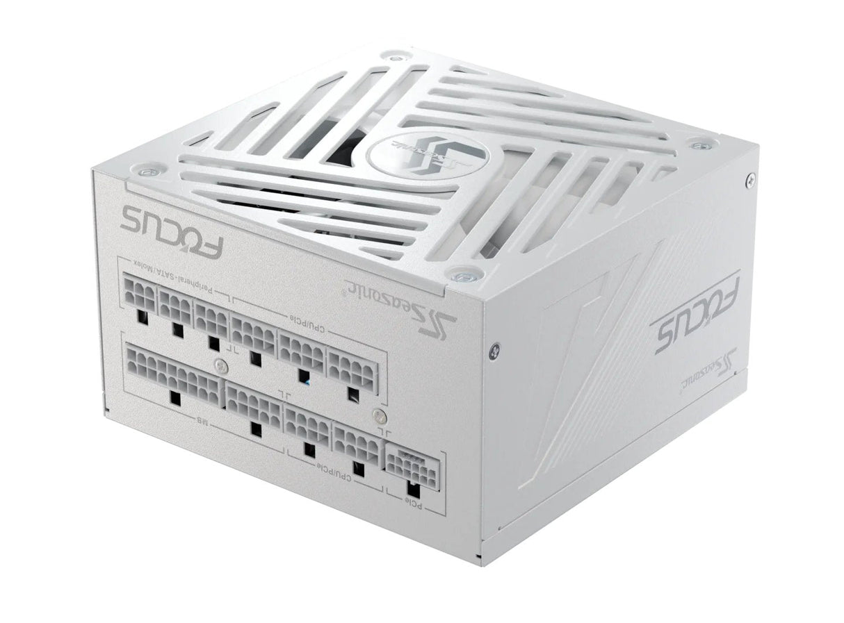 Fuente De Alimentación Seasonic Focus Gx-1000 1000w Atx3.0 White Edition, Para Pc Blanca, 1x 12vhpwr, 3x Pcie, Gestión De Cables, 1000 Vatios Focus-Gx-1000-V4-White