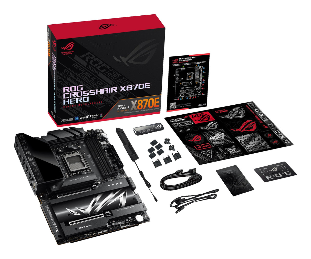 EAN 4711387710302 - ASUS ROG CROSSHAIR X870E HERO AMD X870E Zócalo AM5 ATX imagen 13