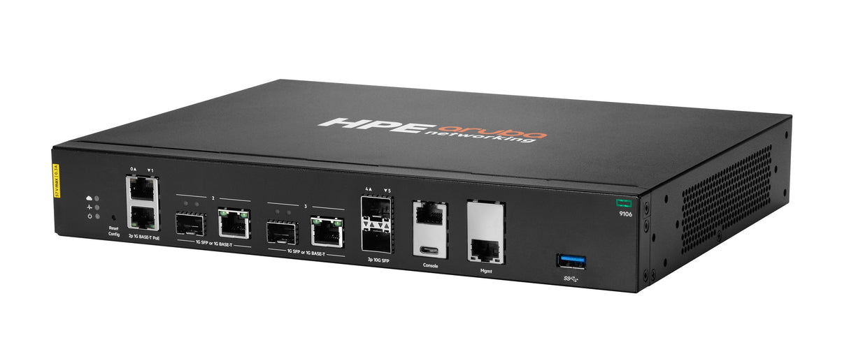 Aruba Networking 9106 Rw 2x Sfp+ 2x Combo 2x Poe Hybrid Gateway Eu