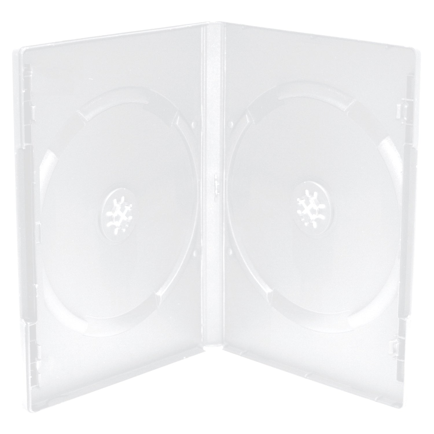 Mediarange Dvd-Leerhülle Para 2 Dics 14mm Maschinenfähig Matt