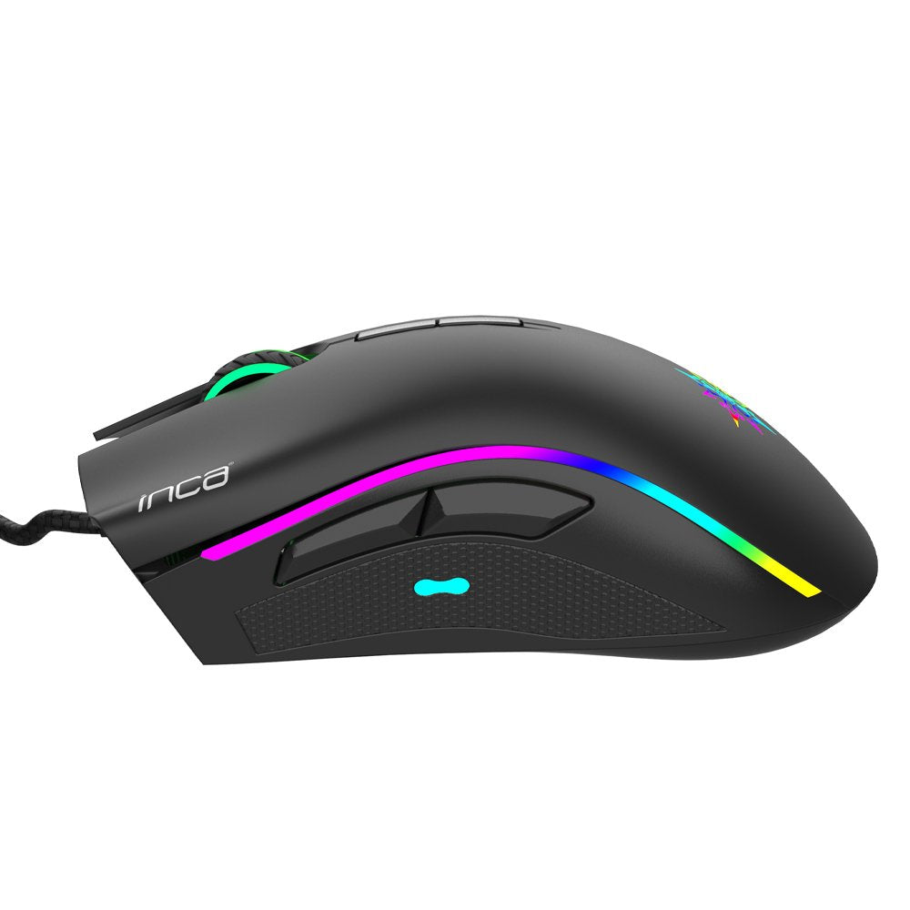EAN 8681949010576 - Inca IMG-349 ratón Juego mano derecha USB Óptico 6400 DPI imagen 5