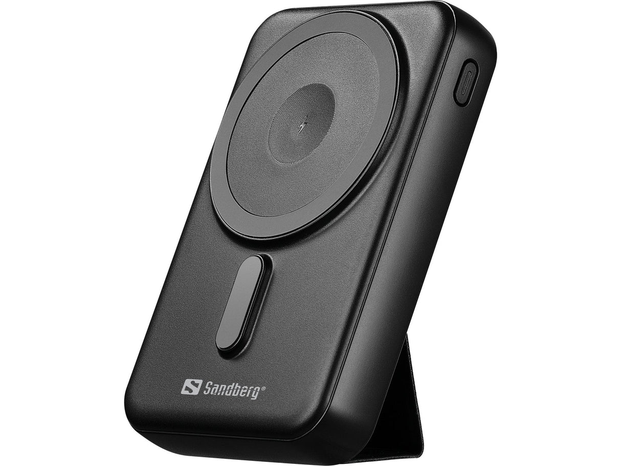 Sandberg Mag Wireless Powerbank 10000 10000 Mah Cargador Inalámbrico Negro