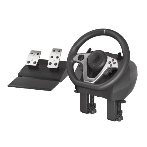EAN 5901969425383 - GENESIS Seaborg 400 Negro, Plata USB Volante + Pedales Nintendo Switch, PC, PlayStation 4, Playstation 3, imagen 6