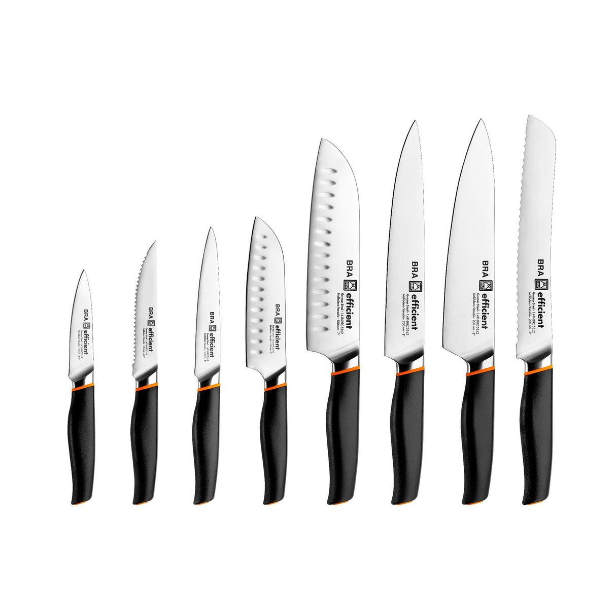 EAN 8411796108306 - BRA A198004 cuchillo de cocina Acero inoxidable 1 pieza(s) Cuchillo Santoku imagen 4